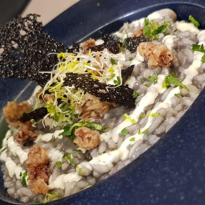 Risotto aux calamars